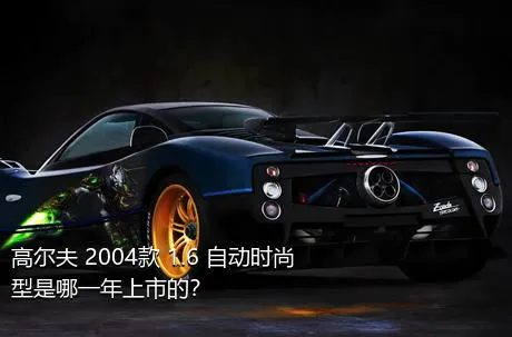 高尔夫 2004款 1.6 自动时尚型是哪一年上市的？