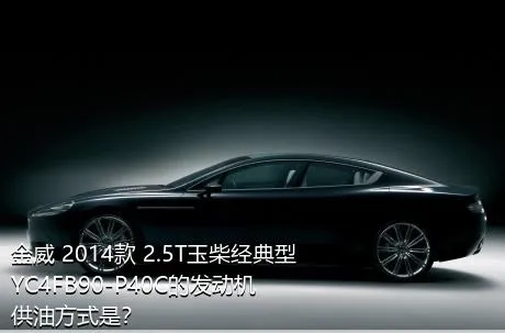 金威 2014款 2.5T玉柴经典型YC4FB90-P40C的发动机供油方式是？