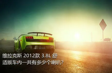 维拉克斯 2012款 3.8L 舒适版车内一共有多少个喇叭？