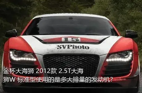 金杯大海狮 2012款 2.5T大海狮W 标准型使用的是多大排量的发动机？
