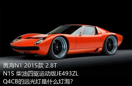黄海N1 2015款 2.8T N1S 柴油四驱运动版JE493ZLQ4CB的远光灯是什么灯泡？
