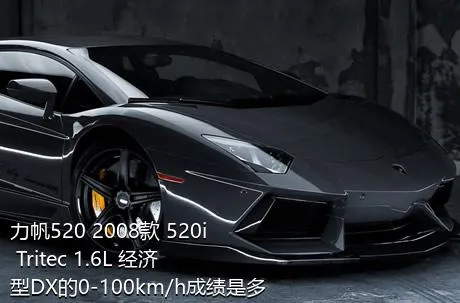 力帆520 2008款 520i Tritec 1.6L 经济型DX的0-100km/h成绩是多少？