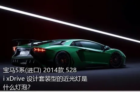 宝马5系(进口) 2014款 528i xDrive 设计套装型的近光灯是什么灯泡？