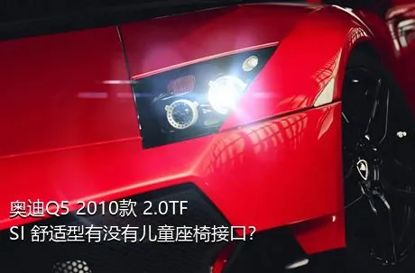 奥迪Q5 2010款 2.0TFSI 舒适型有没有儿童座椅接口？