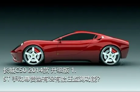长城C50 2014款 升级版 1.5T 手动尊贵型有没有胎压监测功能？