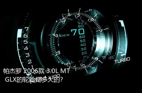 帕杰罗 2006款 3.0L MT GLX的轮胎是多大的？