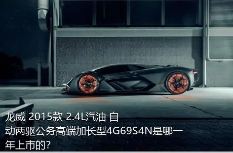 龙威 2015款 2.4L汽油 自动两驱公务高端加长型4G69S4N是哪一年上市的？