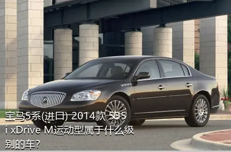 宝马5系(进口) 2014款 535i xDrive M运动型属于什么级别的车？