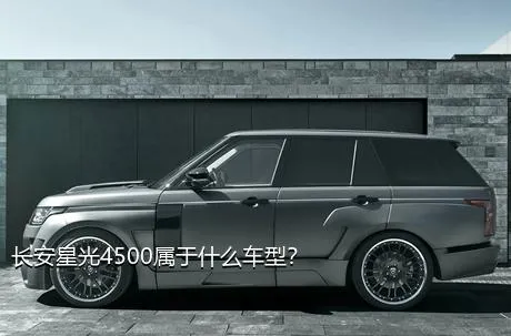 长安星光4500属于什么车型？