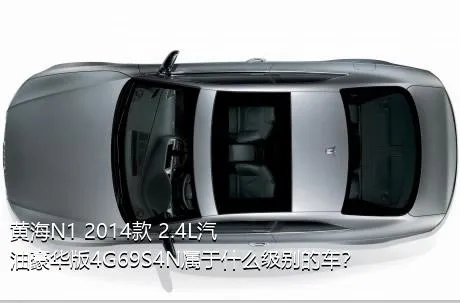 黄海N1 2014款 2.4L汽油豪华版4G69S4N属于什么级别的车？
