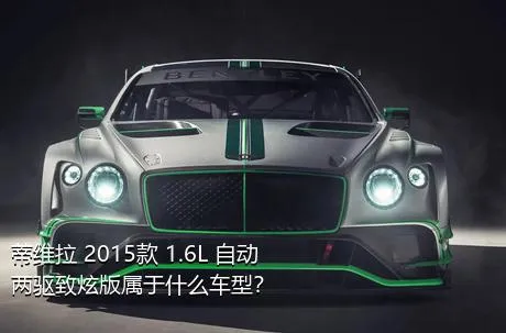 蒂维拉 2015款 1.6L 自动两驱致炫版属于什么车型？