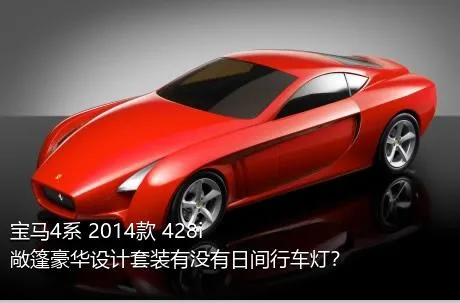 宝马4系 2014款 428i 敞篷豪华设计套装有没有日间行车灯？