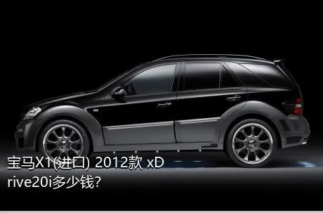 宝马X1(进口) 2012款 xDrive20i多少钱？