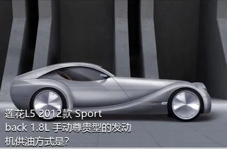 莲花L5 2012款 Sportback 1.8L 手动尊贵型的发动机供油方式是？