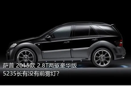 萨普 2015款 2.8T两驱豪华版5235长有没有前雾灯？