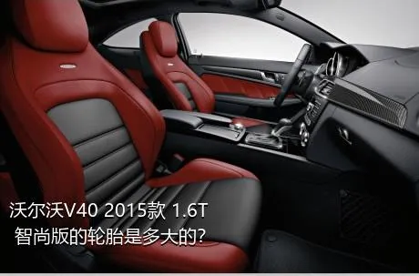 沃尔沃V40 2015款 1.6T 智尚版的轮胎是多大的？