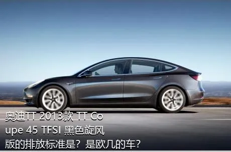 奥迪TT 2013款 TT Coupe 45 TFSI 黑色旋风版的排放标准是？是欧几的车？