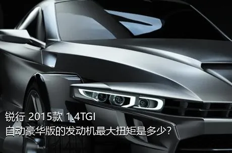 锐行 2015款 1.4TGI 自动豪华版的发动机最大扭矩是多少？