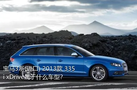 宝马3系(进口) 2013款 335i xDrive属于什么车型？