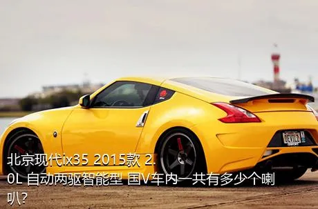 北京现代ix35 2015款 2.0L 自动两驱智能型 国V车内一共有多少个喇叭？