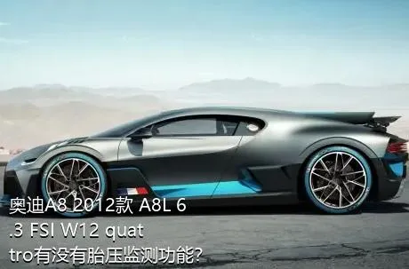 奥迪A8 2012款 A8L 6.3 FSI W12 quattro有没有胎压监测功能？