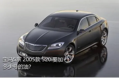宝马5系 2005款 520i要加多少号的油？