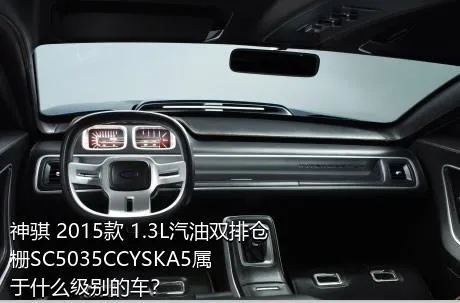 神骐 2015款 1.3L汽油双排仓栅SC5035CCYSKA5属于什么级别的车？