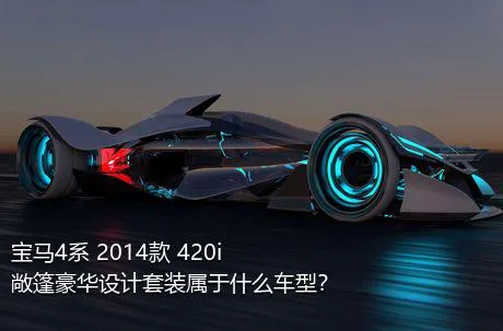 宝马4系 2014款 420i 敞篷豪华设计套装属于什么车型？