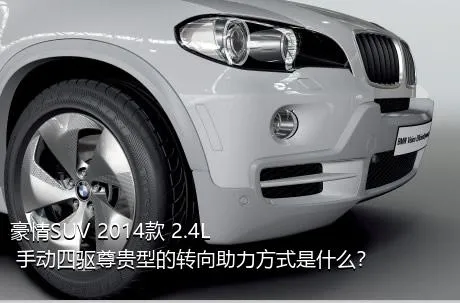 豪情SUV 2014款 2.4L 手动四驱尊贵型的转向助力方式是什么？