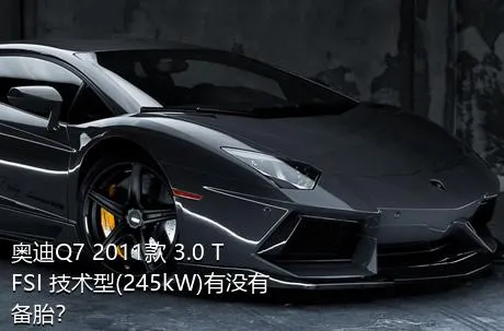 奥迪Q7 2011款 3.0 TFSI 技术型(245kW)有没有备胎？