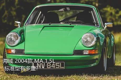 海域 2004款 MA 1.5L 标准型有多重？