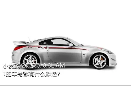 小贵族 2007款 0.8L AMT的车身都有什么颜色？