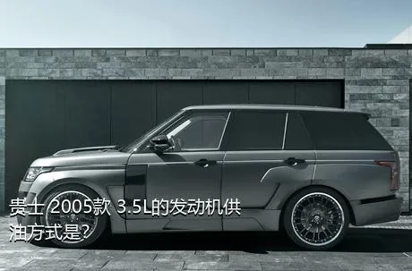 贵士 2005款 3.5L的发动机供油方式是？