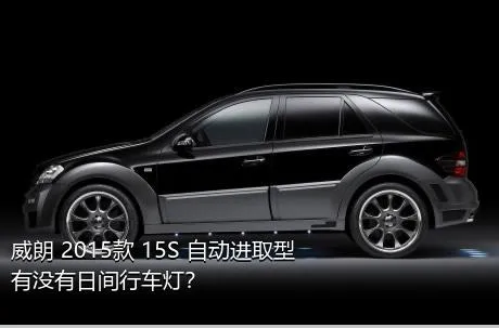 威朗 2015款 15S 自动进取型有没有日间行车灯？