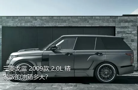 三菱戈蓝 2009款 2.0L 精锐版的油箱多大？