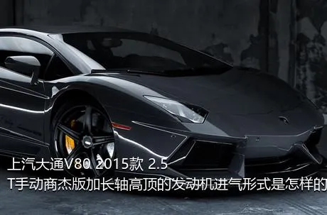 上汽大通V80 2015款 2.5T手动商杰版加长轴高顶的发动机进气形式是怎样的？