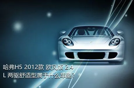 哈弗H5 2012款 欧风版 2.4L 两驱舒适型属于什么车型？