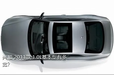 兴顺 2011款 1.0L基本型有多宽？