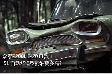 众泰Z200HB 2011款 1.5L 自动舒适型的油耗多高？