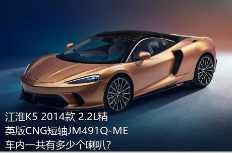 江淮K5 2014款 2.2L精英版CNG短轴JM491Q-ME车内一共有多少个喇叭？