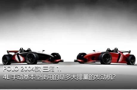 POLO 2004款 三厢 1.4L 手动基本型使用的是多大排量的发动机？