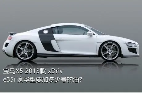 宝马X5 2013款 xDrive35i 豪华型要加多少号的油？