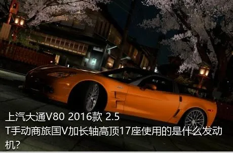 上汽大通V80 2016款 2.5T手动商旅国V加长轴高顶17座使用的是什么发动机？