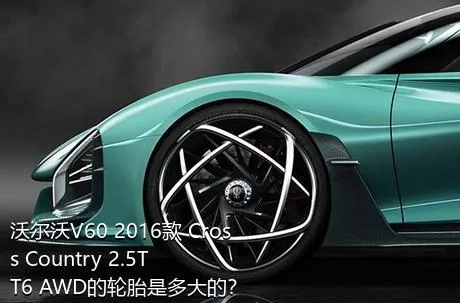 沃尔沃V60 2016款 Cross Country 2.5T T6 AWD的轮胎是多大的？