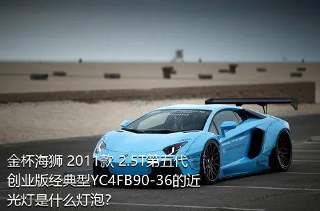 金杯海狮 2011款 2.5T第五代创业版经典型YC4FB90-36的近光灯是什么灯泡？