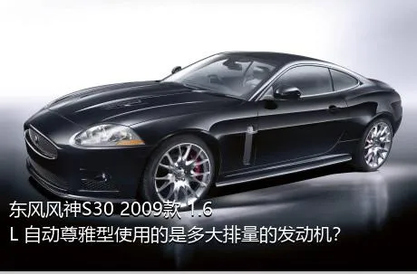 东风风神S30 2009款 1.6L 自动尊雅型使用的是多大排量的发动机？