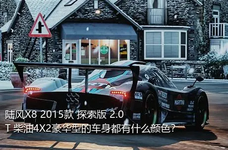 陆风X8 2015款 探索版 2.0T 柴油4X2豪华型的车身都有什么颜色？