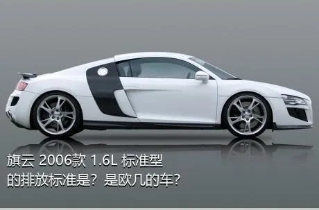 旗云 2006款 1.6L 标准型的排放标准是？是欧几的车？