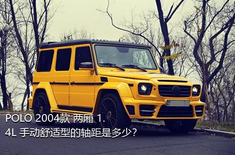 POLO 2004款 两厢 1.4L 手动舒适型的轴距是多少？