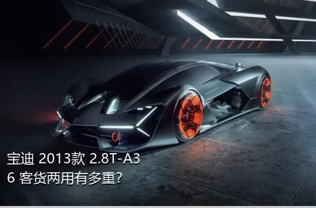 宝迪 2013款 2.8T-A36 客货两用有多重？